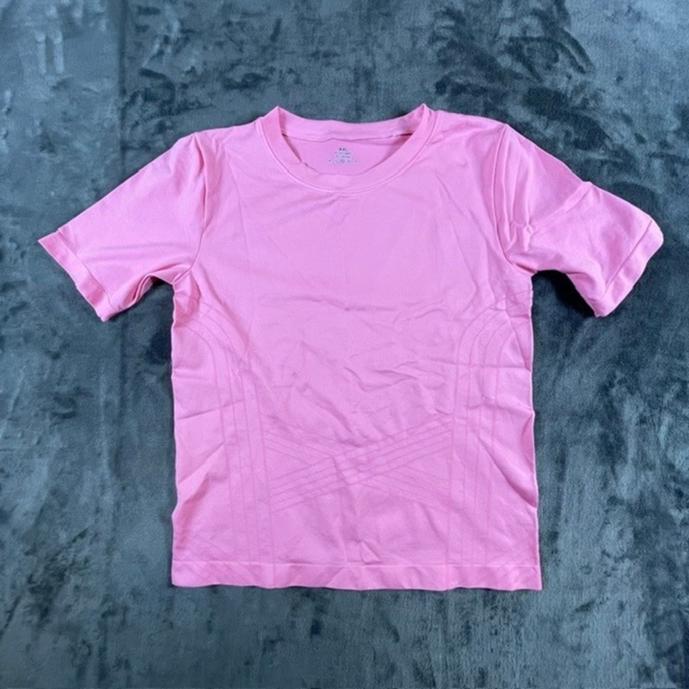 IONIX LABS Sculpt 3D Slim & Support Tee Pink XXL Short Sleeve Compression Top